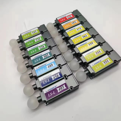 450nm 488nm ブルーレーザー 30mW SMF シングルモード ピッグテイルレーザー 電圧 6~7.5V 輸出電源 CW
