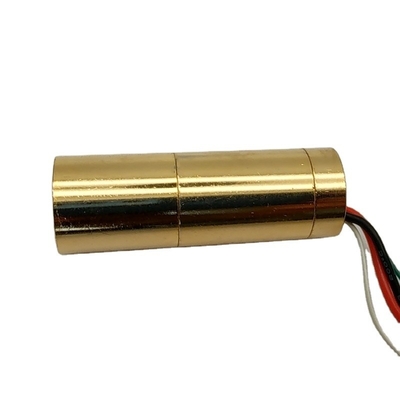 ブラスボディ コンパクトDPSSグリーンレーザーモジュール 4mW出力532nm波長