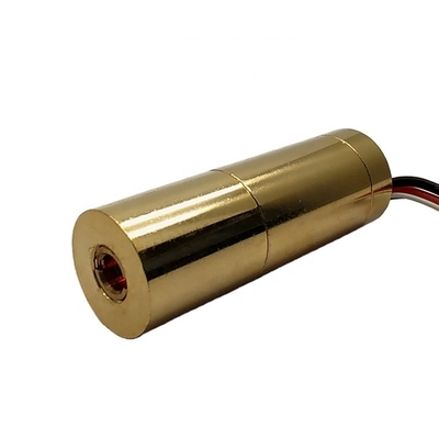 ブラスボディ コンパクトDPSSグリーンレーザーモジュール 4mW出力532nm波長