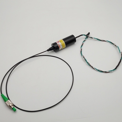 15mw 30mW 520nm グリーンシングルモードファイバーカップルレーザーモジュール 3.5μmコア直径