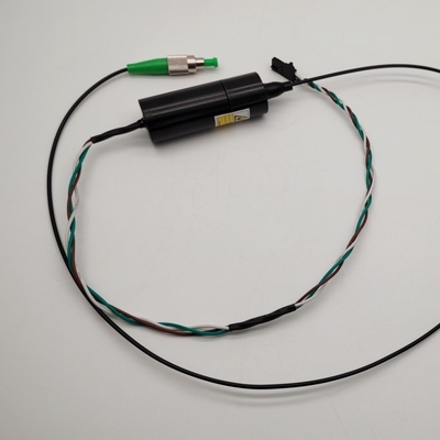 15mw 30mW 520nm グリーンシングルモードファイバーカップルレーザーモジュール 3.5μmコア直径