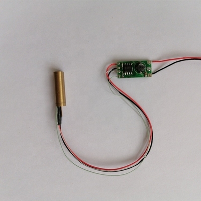 レーザーアライナメントのためのコンパクト 1-5mWレーザーDPSSモジュール 6.3x18mm 作業電圧 2.7-5.0V