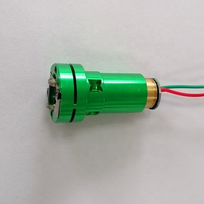 コンパクトな530nm532nmグリーンドットレーザーモジュール,380mA電流とCW出力モード
