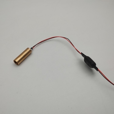 ミニ 8mm イエローレーザーモジュール PWM/50% デューティサイクル ≤5mm レーザーレベルリングのためのビーム直径