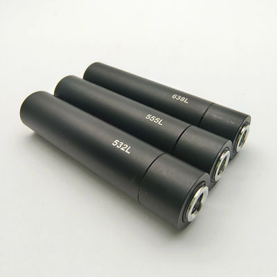 パワー 5mw から 100mw レーセンスのライン位置付けレーザーモジュール 545nm 555nm DPSSグリーンレーザー