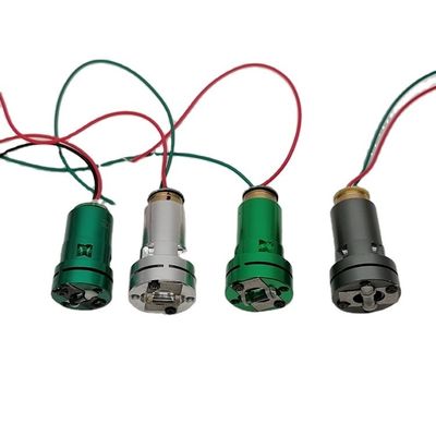 パワー 5mw から 100mw レーセンスのライン位置付けレーザーモジュール 545nm 555nm DPSSグリーンレーザー